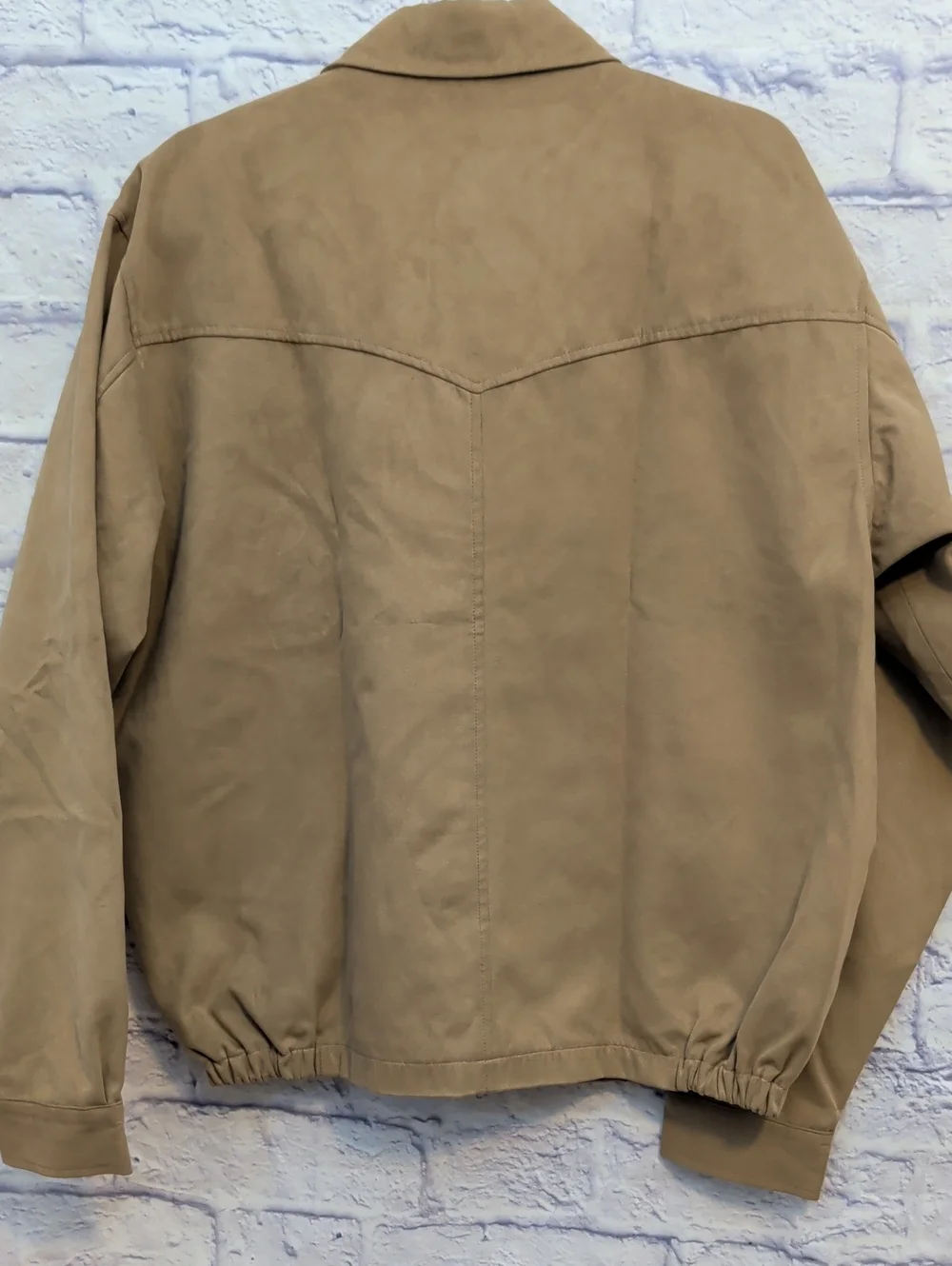 Cripple Creek Faux Suede Bomber Jacket w/ Concealed Carry Pocket - Size Medium